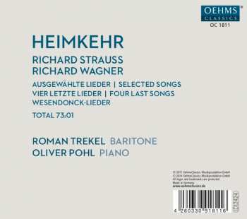 CD Roman Trekel: Heimkehr: Lieder von Wagner Und Strauss   436865