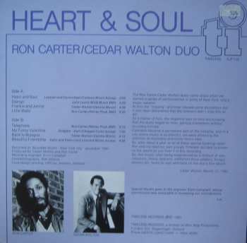 LP Ron Carter / Cedar Walton Duo: Heart & Soul 642313