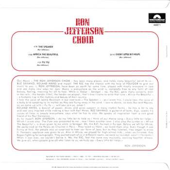 LP Ron Jefferson Choir: Ron Jefferson Choir LTD 525564