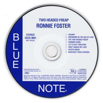 CD Ronnie Foster: Two Headed Freap LTD 584373