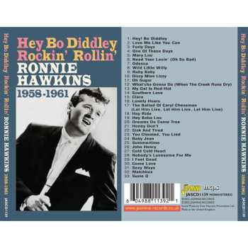 CD Ronnie Hawkins: Hey Bo Diddley - Rockin' Rollin' Ronnie Hawkins, 1958-1961 576682