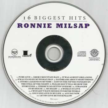 CD Ronnie Milsap: 16 Biggest Hits 629362