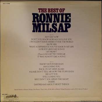 LP Ronnie Milsap: The Best Of Ronnie Milsap 638167