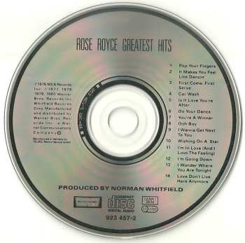 CD Rose Royce: Greatest Hits 659444