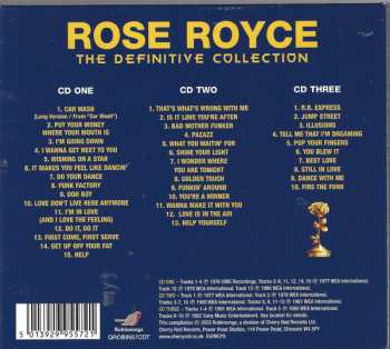 3CD Rose Royce: The Definitive Collection 643276