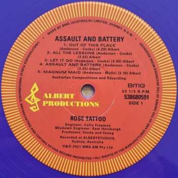 LP Rose Tattoo: Assault & Battery CLR 332866