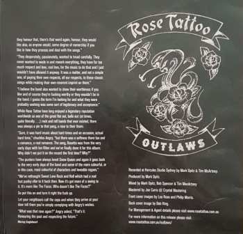 2LP Rose Tattoo: Outlaws CLR | LTD 613445