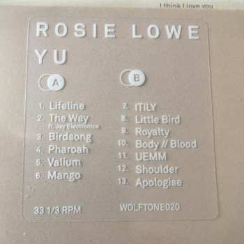 LP Rosie Lowe: Yu CLR 143419