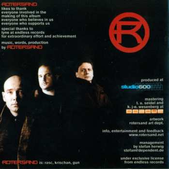 CD Rotersand: Truth Is Fanatic 607318