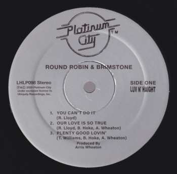 LP Round Robin And Brimstone: Round Robin And Brimstone LTD 592770