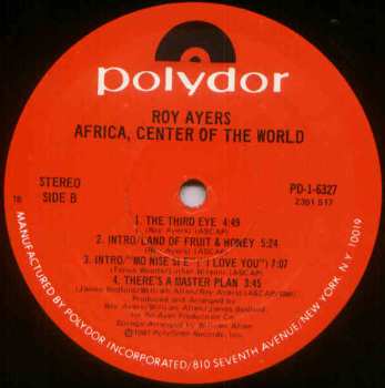 LP Roy Ayers: Africa, Center Of The World 576687