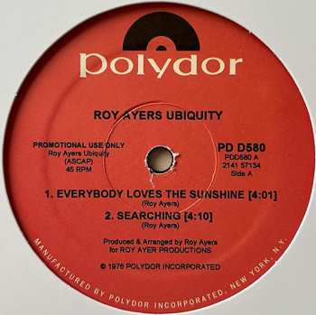 Roy Ayers Ubiquity: Everybody Loves The Sunshine