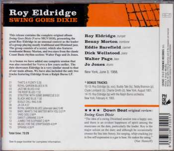 CD Roy Eldridge & His Central Plaza Dixielanders: Swing Goes Dixie 570341