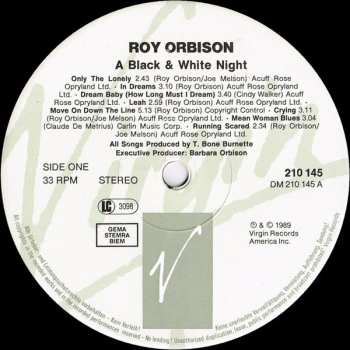 LP Roy Orbison And Friends: Roy Orbison And Friends - A Black And White Night Live 651180