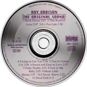 CD Roy Orbison: The Original Sound 584369