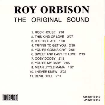 CD Roy Orbison: The Original Sound 584369