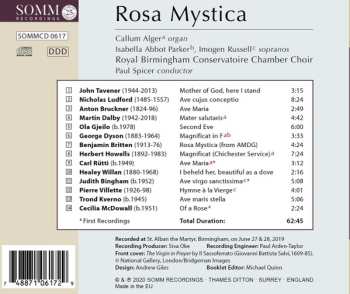 CD Paul Spicer: Rosa Mystica: Musical Portraits Of The Blessed Virgin Mary 557004