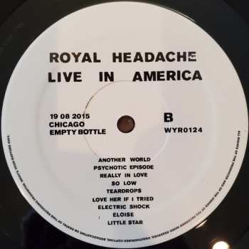 LP Royal Headache: Live In America LTD 613117