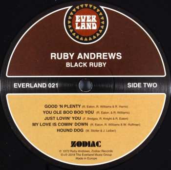 LP Ruby Andrews: Black Ruby 356895