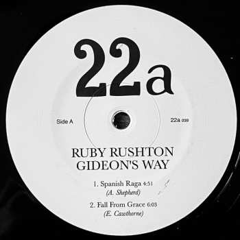 LP Ruby Rushton: Gideon's Way LTD 58898