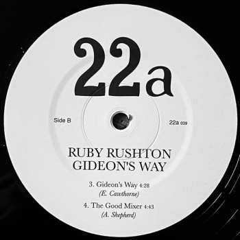 LP Ruby Rushton: Gideon's Way LTD 58898