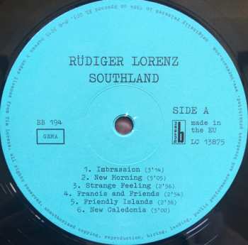 LP Rüdiger Lorenz: Southland 440283