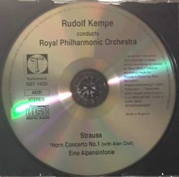 CD The Royal Philharmonic Orchestra: Eine Alpensinfonie • Horn Concerto No.1 182287