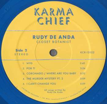 LP Rudy De Anda: Closet Botanist CLR | LTD 582215