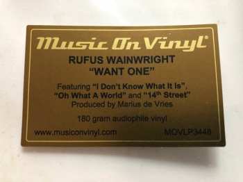 2LP Rufus Wainwright: Want One 546620