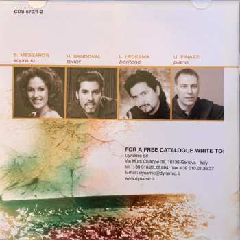 CD Ruggiero Leoncavallo: Leoncavallo - Complete Chamber Songs 454083