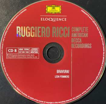 9CD/Box Set Ruggiero Ricci: Complete American Decca Recordings 573544