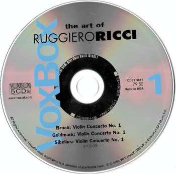 5CD Ruggiero Ricci: The Art Of Ruggiero Ricci 608014