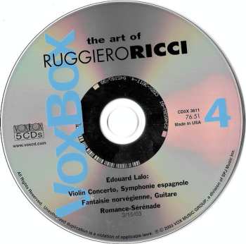 5CD Ruggiero Ricci: The Art Of Ruggiero Ricci 608014