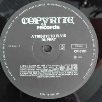 3LP Rupert: A Tribute To Elvis, 44 Greatest Hits 633160