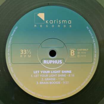 LP Ruphus: Let Your Light Shine LTD | CLR 134771