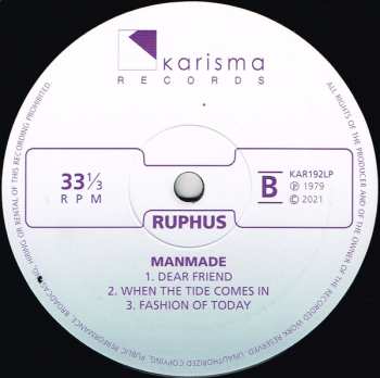 LP Ruphus: Manmade 79463