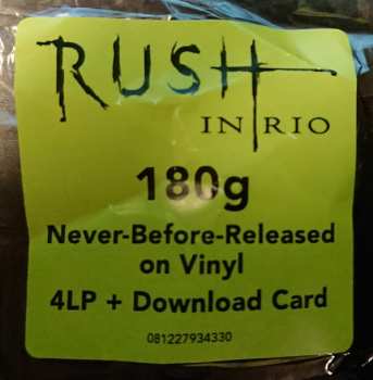 4LP Rush: Rush In Rio 21443