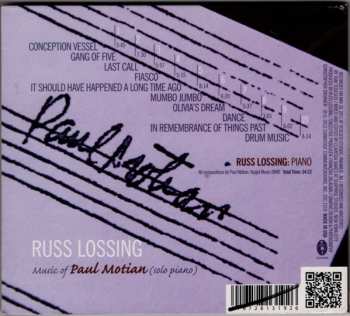 CD Russ Lossing: Drum Music (Music Of Paul Motian) 564072