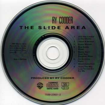 CD Ry Cooder: The Slide Area 653715