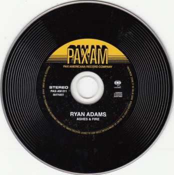 CD Ryan Adams: Ashes & Fire DIGI 649203