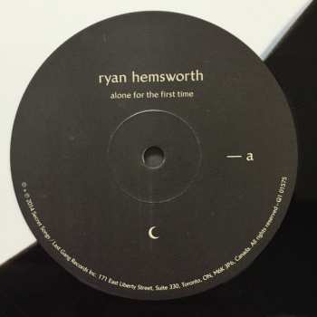 LP Ryan Hemsworth: Alone For The First Time CLR | LTD 578190