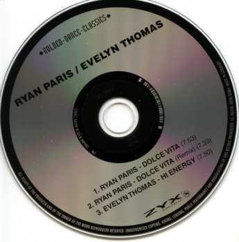 CD Ryan Paris: Dolce Vita / Hi Energy 580362