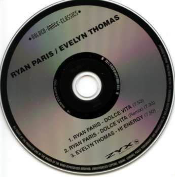 CD Ryan Paris: Dolce Vita / Hi Energy 580362