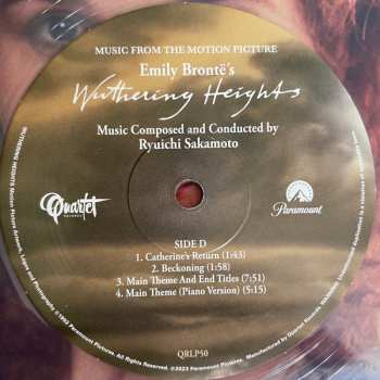 2LP Ryuichi Sakamoto: Emily Brontë's Wuthering Heights (Music From The Motion Picture) CLR 592168