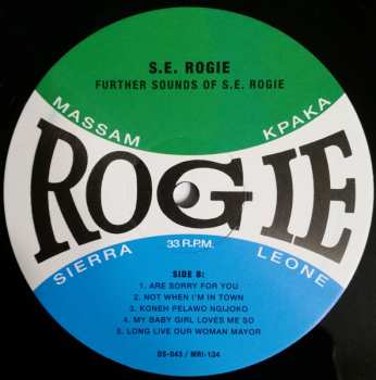 LP S. E. Rogie: Further Sounds Of S.E. Rogie 609265