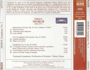 CD Saburo Moroi: Symphony No. 3 • Two Symphonic Movements 591817