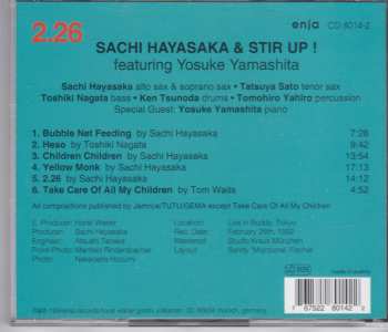 CD Sachi Hayasaka & Stir Up!: 2.26 634202