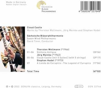 CD Sächsische Bläserphilharmonie: Cloud Castle (Works By Thorsten Wollmann, Jörg Mainka And Stephan Hodel) 552771