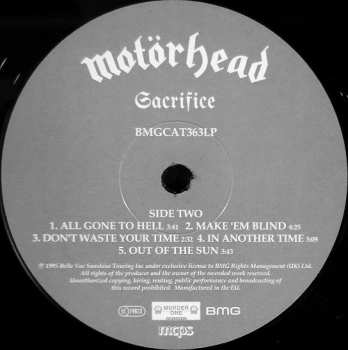 LP Motörhead: Sacrifice 31325