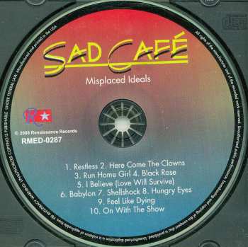 CD Sad Café: Misplaced Ideals 646163